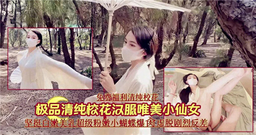 清纯校花汉服诱惑，极致唯美小仙女激情演绎